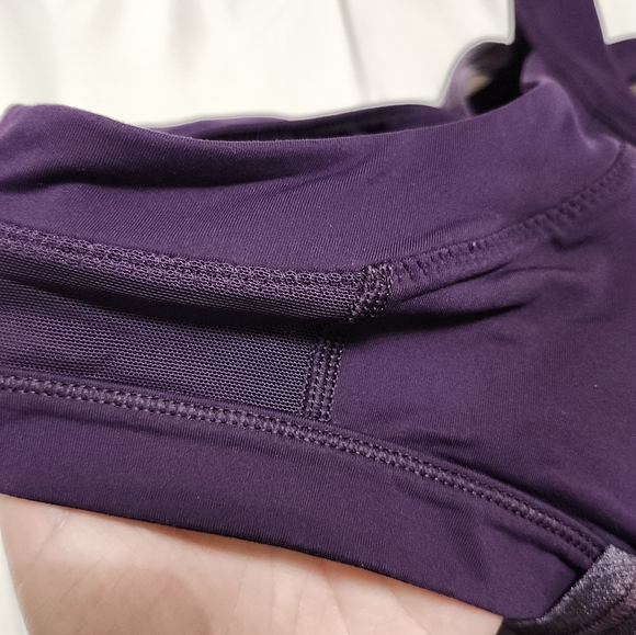 Lululemon 2-In-Run Tank Heathered Deep Zinfandel / Deep Zinfandel Size 12 - Picture 8 of 10